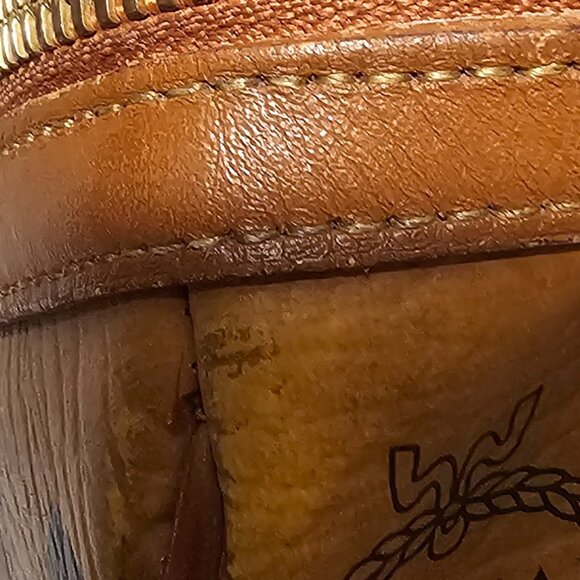 Vintage MCM Boston Cognac Visetos Handbag - Picture 16 of 16